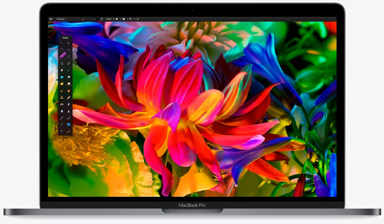 Самая высокая цветопередача и яркость среди дисплеев MacBook.